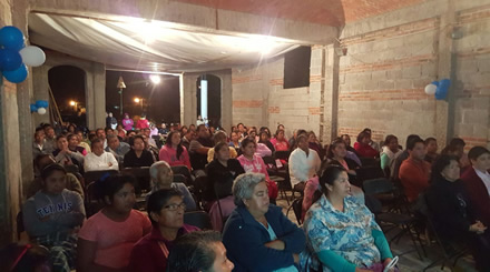 Lunes 30 de noviembre de 2015, Capilla de San Juan Pablo II, Tequisquiapan, Quertaro.