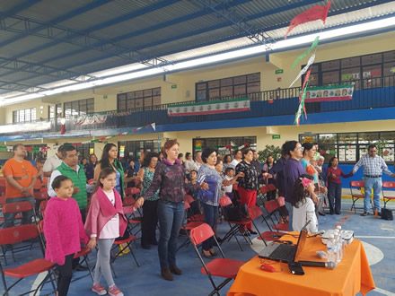Septiembre de 2019, 17:00 hrs. Escuela primaria Esequiel Montes, Esequiel Montes, Querétaro.