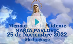 Mensaje del 25 de noviembre de 2022 - Marija