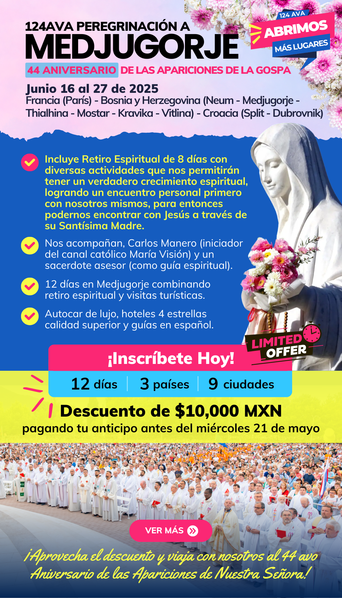 124ava Peregrinación a Medjugorje