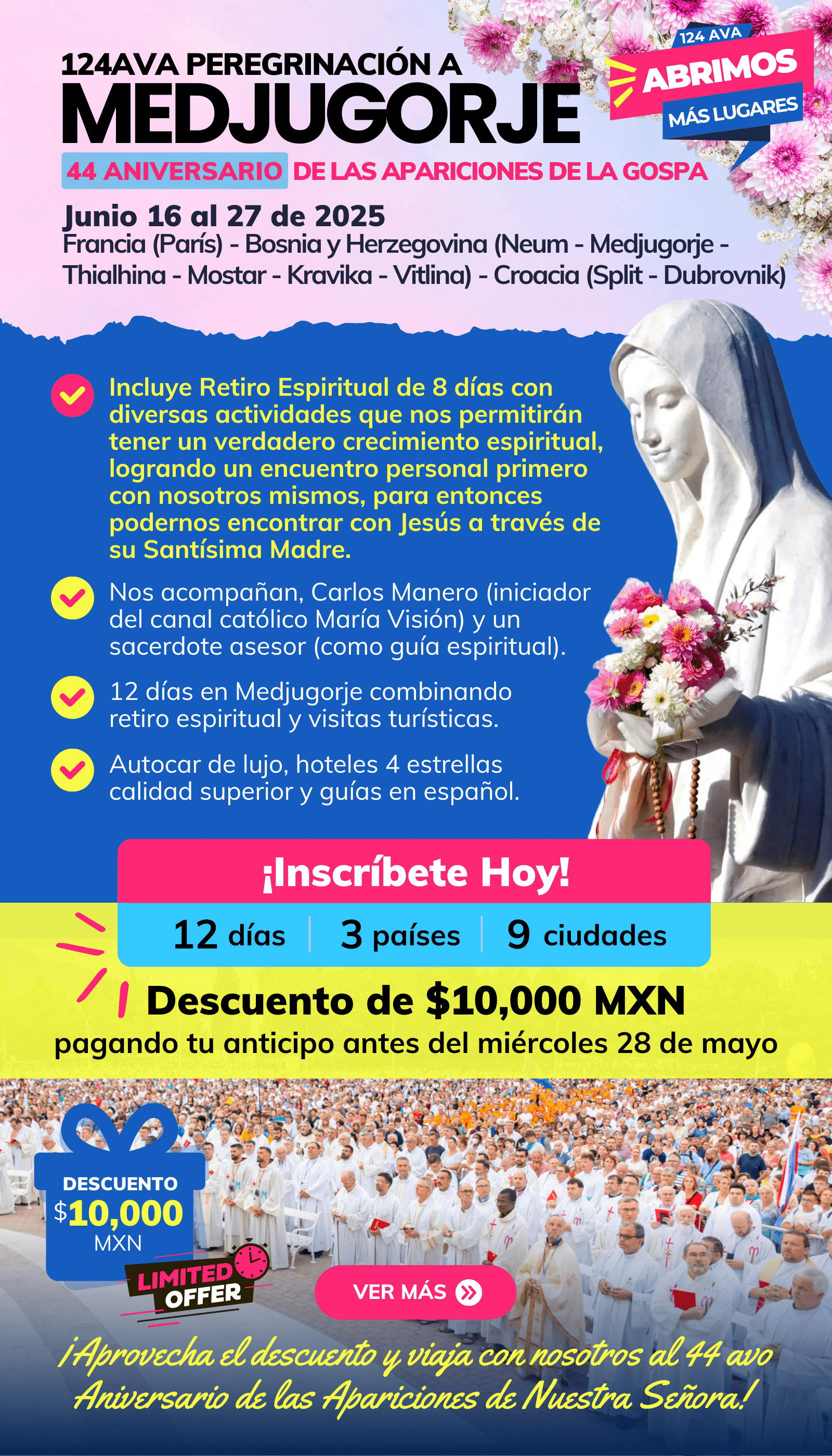 124ava Peregrinación a Medjugorje