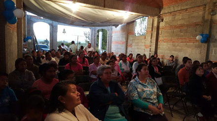 Lunes 30 de noviembre de 2015, Capilla de San Juan Pablo II, Tequisquiapan, Querétaro.
