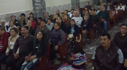 Viernes 18 de marzo del 2016. Conferencia en Apizaco, Tlaxcala, Iglesia de San Miguel Arcángel. 