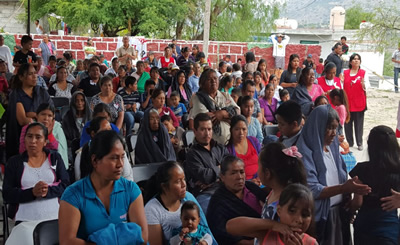 Domingo 15 de mayo, Conferencia en Toliman, Sierra Gorda de Querétaro, Parroquia de San Pedro Toliman. Comunidad indígena Otomí.