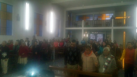 Viernes 25 de noviembre de 2016, 17:00 hrs. Toluca, Estado de México, Parroquia Capellania Santa Maria Magdalena
