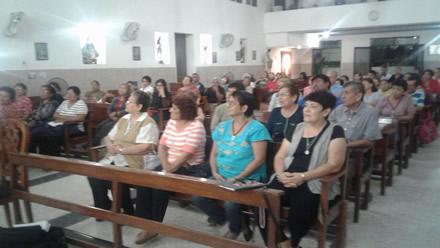 Jueves 1 de diciembre de 2016, 16:00 hrs. Tampico, Tamaulipas, Parroquia de Nuestra Señora de Fátima.