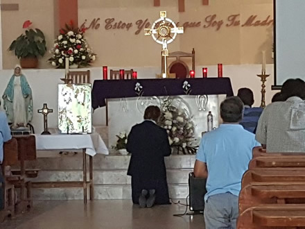 Jueves 17 agosto de 2017, 17:00 horas. Iglesia Guadalupana, Tequisquiapan, Querétaro.