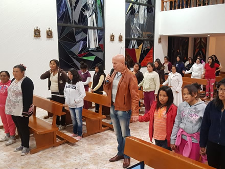 Lunes 15 de octubre de 2018. Casa Hogar Refugio de María, San Juan Eudes, Toluca, Estado de México. 