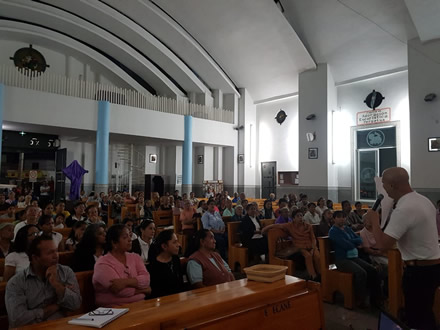 Viernes 12 abril de 2019, 18:00 hrs. Parroquia Nuestra Señora de San Juan de los Lagos; Querétaro, Querétaro.