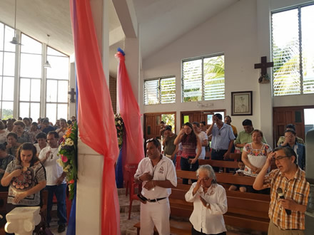 Jueves 16 de marzo del 2020, 17 hrs. Parroquia de Nuestra Señora de Fatima, Tuxpan, Veracruz.