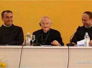 Cardenal Henryk Hoser en rueda de prensa - Medjugorje