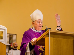 Cardenal Henryk Hoser en la Santa Misa en Medjugorje